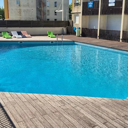 Duplex Renove, Piscine, Clim, Centre Port Apartament